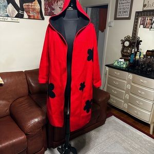 UNBRANDED WOMENS REVERSIBLE STRETCHY FABRIC WARM SWEATER OPEN FRONT CARDIGAN